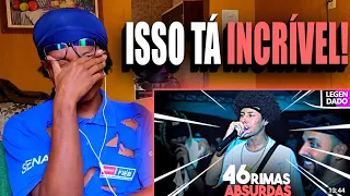 46 RIMAS que foram FENOMENAIS! | React (RimasCompilation)