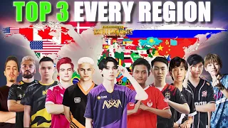 TOP 3 Players of Every Region | PUBG Mobile Esports