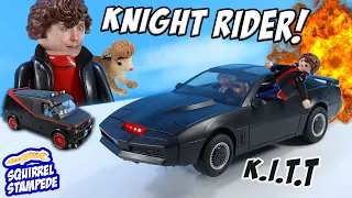 Knight Rider PLAYMOBIL K.I.T.T. and The A-Team Van Retro Vehicle Review