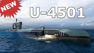 World of WarShips U-4501 - New German submarine