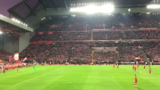 This is Anfield ! incredible stadium atmosphere