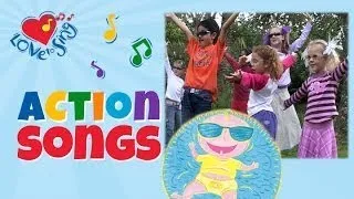 HEY BABY LET'S ROCK AND ROLL Kids Action DANCE Song with Sing Along Lyrics