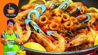 Easy Special Seafood Paella Pinoy Style| Pinoy Style Seafood Paella | Pang-handaan recipe