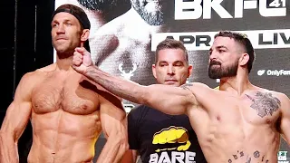LUKE ROCKHOLD VS MIKE PERRY • FULL BKFC 41 WEIGH IN & FACE OFF VIDEO