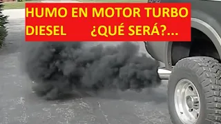 MUCHO HUMO POR EL ESCAPE MOTOR DIESEL ¿Qué será? 2.5 Turbo Maxion de una FORD RANGER XLT 1999