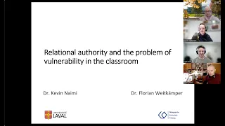 Relational Authority and the Problem of Vulnerability in the Classroom (ISRR)