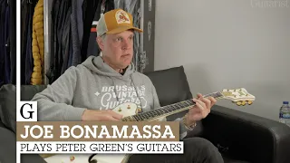 Joe Bonamassa Plays Peter Green's Guitars!