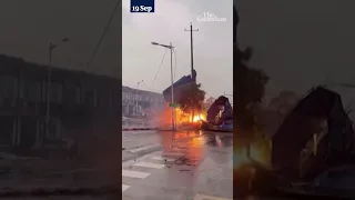 Tornado rips through China’s eastern province of Jiangsu