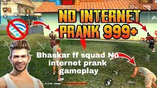 No Internet prank In CS Ranked|| FF Bhaskar Gaming||