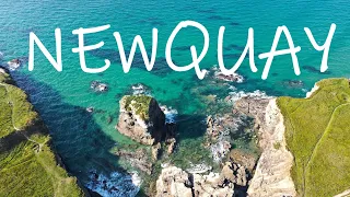 Cornwall - Newquay, Beach ( Drone, 4K)