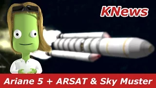 Ariane 5 Launch | Sky Muster & ARSAT-2 | KNews #18