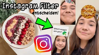 Instagram Filter entscheiden einen Tag, WAS ICH ESSE!