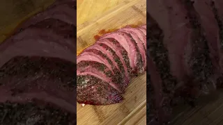 Sirloin Tip Roast - Smoked and Sliced | Nice Smoke Ring