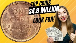 Top 70 Most Valuable Coins - Rare Dimes, Nickels, Pennies & Quarters Worth a Lot Of Money!