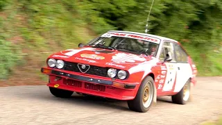 Alfa Romeo Alfetta GTV6  Pure-Sound Solfa - Faettini  2° Rally del Veneto Storico 2023( FULL HD )