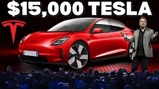 Elon Musk Just Announced NEW $15,000 Tesla Model 2 & SHOCKS The Entire Car World!