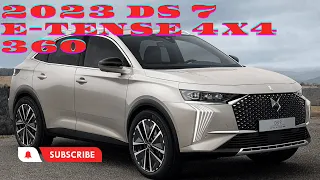 2023 DS 7 E TENSE 4X4 360 Crossback Setting the Standard for Refinement and advanced Technologi