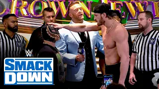 Logan Paul disrespects Rey Mysterio at U.S. Title Weigh-In: SmackDown highlight, Nov. 3, 2023