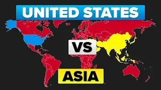 The United States (USA) vs Asia - Who Would Win? | Military / Army Comparison
