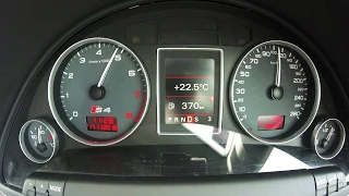 Audi s4 b7 4.2 v8 acceleration 180km/h race track