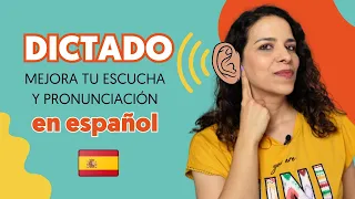 👂 DICTADO en ESPAÑOL: ¿Puedes hacerlo sin errores? || Mejora tu escucha en español