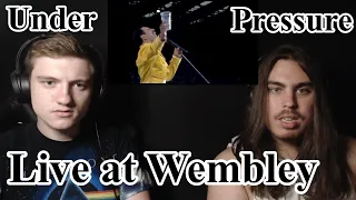 College Students First Time Hearing - Under Pressure Live at Wembley | Queen Reaction!