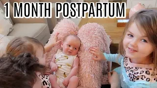 TRANSITIONING TO LIFE WITH 3 KIDS | 1 MONTH POSTPARTUM | Tara Henderson