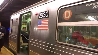 NYC Subway Special: Norwood-bound R68 (D) Entering & Leaving West 4th Street (A4 Track)