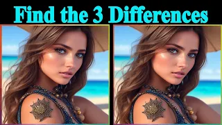 💐Only Genius can Find the 3 Differences💯[ #33 ]🔥Can You Beat the Clock?⏰