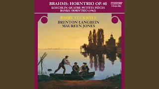 Trio for Violin, Horn and Piano in E-Flat Major, Op. 40: IV. Finale: Allegro con brio