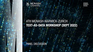 4th Text as Data Workshop 2022 panel discussion