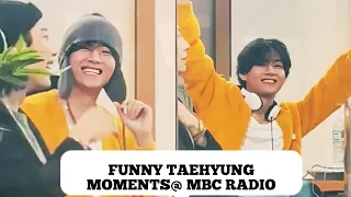 BTS V FUNNY TAEHYUNG MOMENTS @ MBC RADIO STARRY NIGHT WITH V || 92722