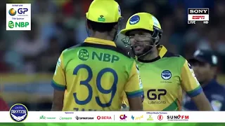 Shahid Afridi and Fakhar Zaman​ batting partnership highlights