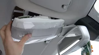 How to (DIY) Remove or Replace front  Dome Light Mercedes C Class w204 2012