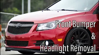 Chevy Cruze Front Bumper & Headlight Removal