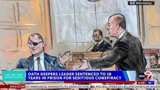 Oath Keepers leader Stewart Rhodes sentenced to 18 years in prison for plot to keep Trump in ...