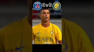 Psg vs al nassr friendly match pre season 2023 • ronaldo bycle kick • neymar #football #shorts