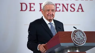 Gobierno intensifica acciones de rescate de mineros. Conferencia presidente AMLO