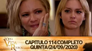 O Que a Vida Me Roubou - Capítulo 114 Completo Quinta (24/09/2020) #SBT