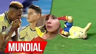 REACCION MUNDIAL! A SANTIAGO ARIAS GRAVE LESION | JAMES EL PRIMERO EN AYUDARLO PARTIDO COLOMBIA