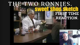 The Two Ronnies - Sweet Shop Sketch FIRST TIME REACTION.