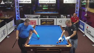 Stuttgart Open 2017, No. 15, Danilo Radunovic vs. Ralph Schachner, 10-Ball, Pool-Billard