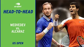 Carlos Alcaraz vs. Daniil Medvedev Head-to-Head | US Open