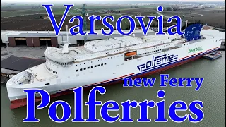 New Polferries Ro-Pax Ferry VARSOVIA Under Construction at Visentini Shipyard near Venice  / Italy