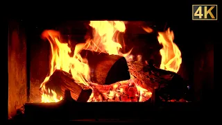 Gentle Crackling Beyond Glass: Relaxing Home Fireplace Ambience