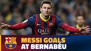 Leo Messi's top Liga goals at the Santiago Bernabéu