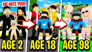 BIRTH TO DEATH of the HATED CHILD in Roblox BROOKHAVEN RP!! (Part 1)