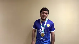 Гаджимурад Гасанов - победитель первенства Дагестана 2023 до 24 лет в Каспийске, 79 кг.
