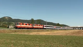 Swiss Express Re 4/4 II 11108 & 11109 in Doppeltraktion zwischen Sissach und Itingen