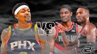 ➡ Bradley Beal ✔ vs ➡ Scoot Henderson ✔  - Blazers vs Suns | NBA 2K23